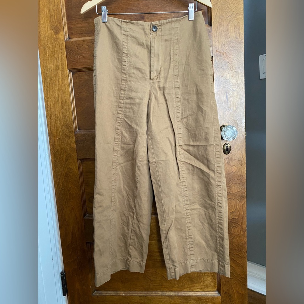 LOFT Wide-leg Cropped Pant Size 6